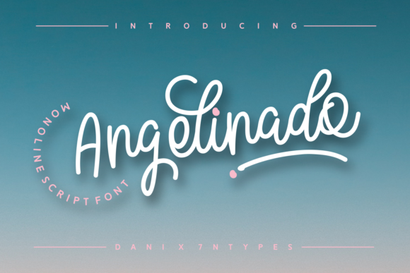 Angelinado: Sweet & Simple Font for Crafting