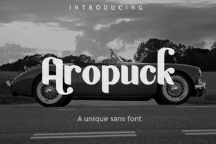 Aropuck: A Vintage Sans Serif That Elevates Design Through Intentional Use