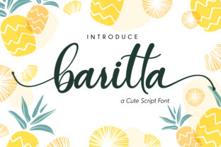 Baritta Script: Sweet, Charming & Craft-Ready