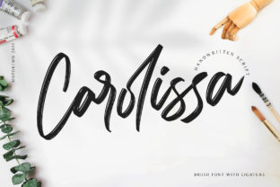 Carolissa: A Playful Handwritten Brush Font for Creative Expression