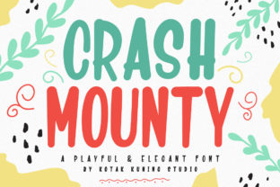 Crash Mounty: Where Playful Typography Meets Practical Design