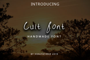 Cuit: The Handwritten Font That Bridges Personality and Professionalism