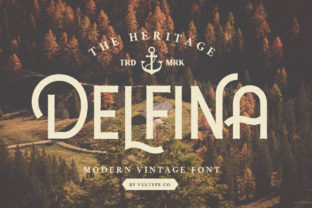 Delfina: A Retro-Charm Sans Serif That Makes Your Designs Stand Out