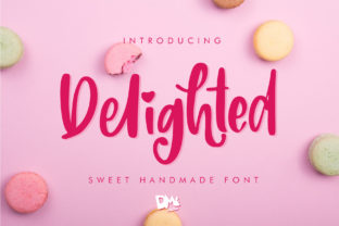 Delighted: A Versatile Brush Script Font for Creative Expression