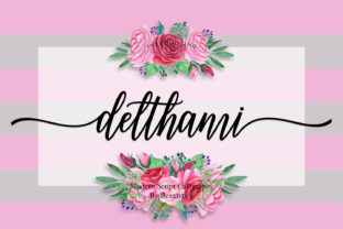Delthami Script: Modern Handwritten Elegance
