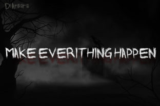Dl Arsara: The Spooky Font Perfect for Halloween and Horror-Themed Design