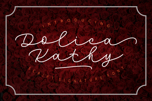 Dolica Kathy: The Handwritten Font That Feels Like a Real Person Wrote It