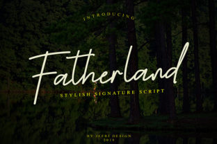Fatherland Script: The Authentic Hand-Drawn Font That Elevates Real Design