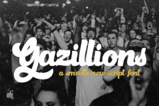 Gazillions: A Sweet & Cool Handwritten Font