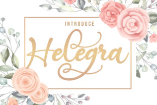 Helegra: A Beautiful Calligraphy Font with a Summery Feel