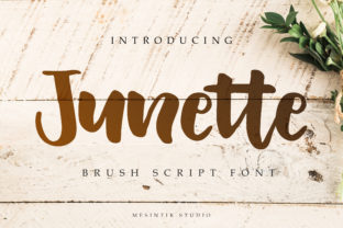 Junette: A Stylish Brush Script Font for Creative Projects