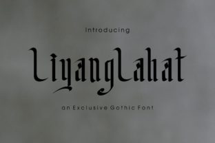 Liyanglahat: A Modern Blackletter Font That Bridges Tradition and Contemporary Design