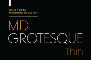 MD Grotesque Thin: A Versatile Sans Serif Font for Modern Design