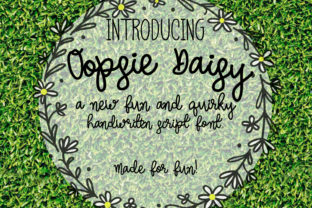 Oopsie Daisy: A Quirky Handwritten Font