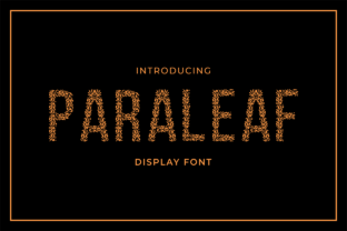 PARALEAF: NATURE-INSPIRED ALL-CAPS FONT