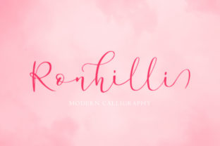 Ronhilli: A Playful Handwritten Font with Heart