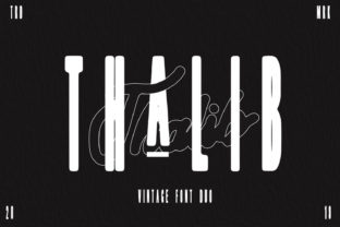 Thalib: A Modern Font Duo with a Fresh Vibe