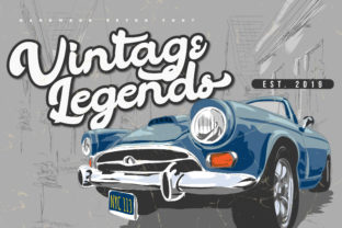 Vintage Legends Font: A Timeless Calligraphy Style